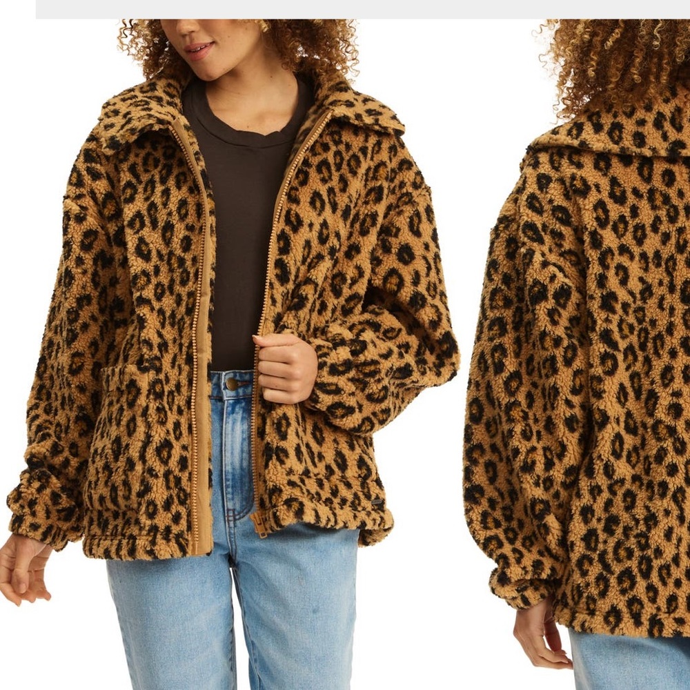 Billabong Long Road Faux Fur Jacket